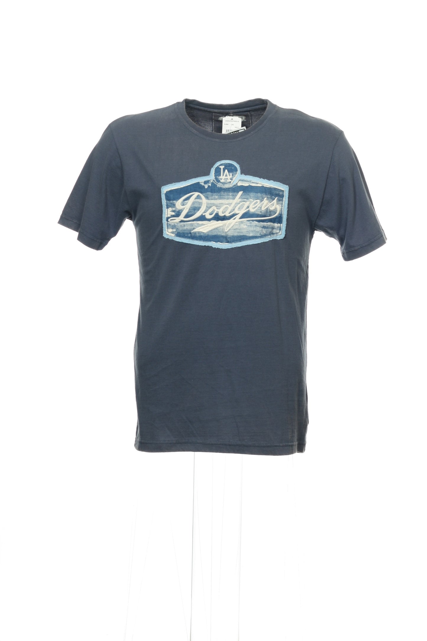 Red Jacket Men's Blue Distressed MLB Los Angeles Dodgers T-Shirt