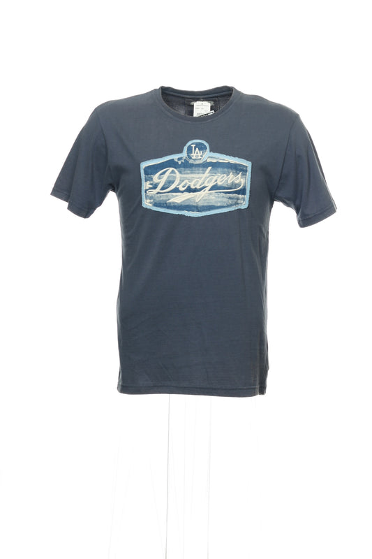 Red Jacket Men's Blue Distressed MLB Los Angeles Dodgers T-Shirt