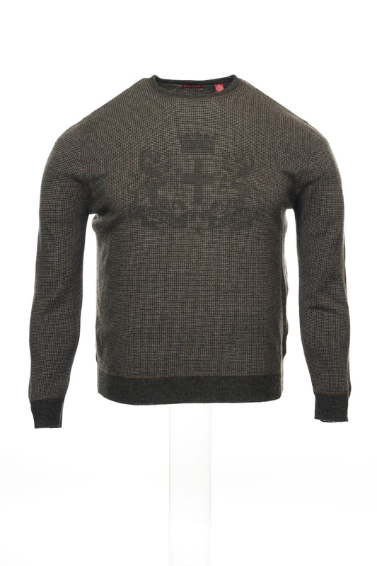 Reunion Men's Green Crew Neck Sweater