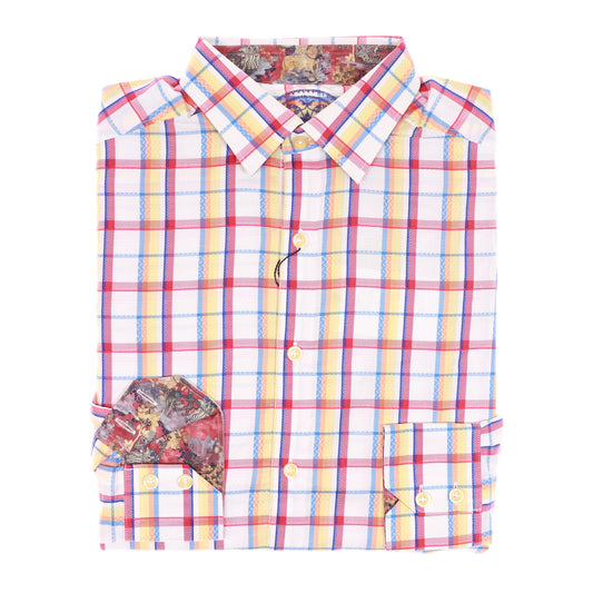 Robert Graham Mens Plaid Classic Fit Button Down Sport Shirt