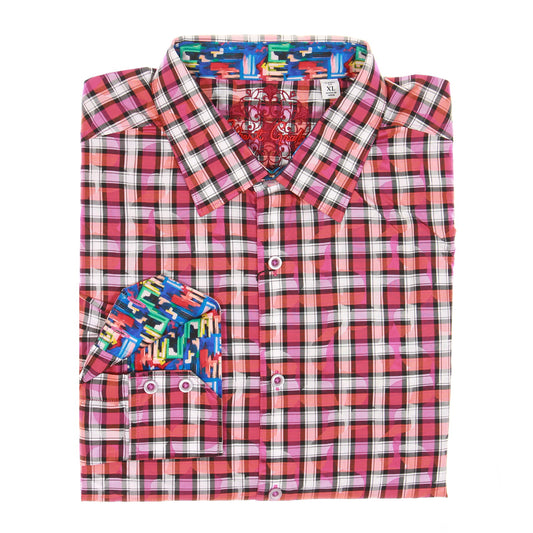Robert Graham Men's Classic Fit Cotton Plaid Button Down Shirt