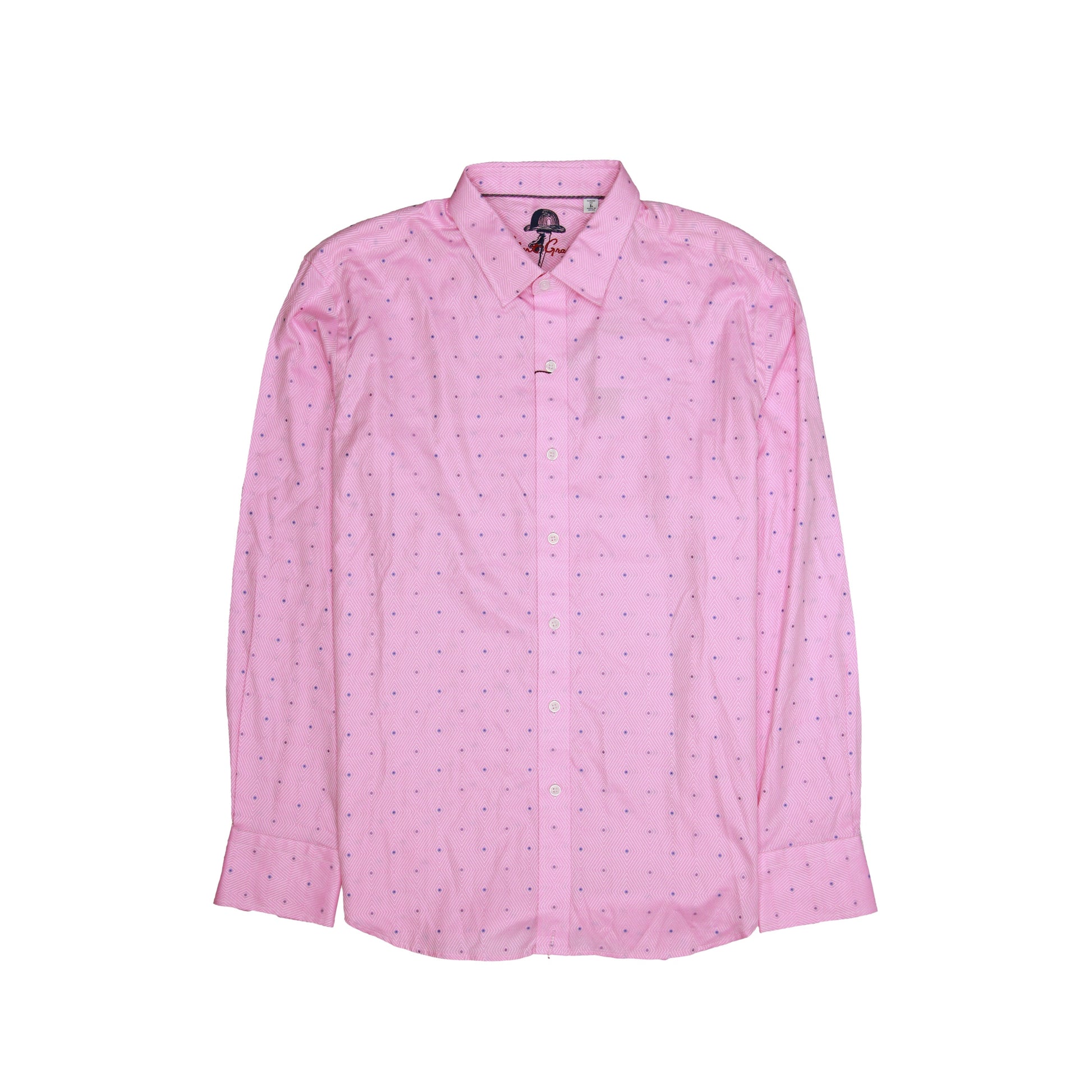 Robert Graham 'Cornhill' Mens Light Pink Abstract Button Down Shirt