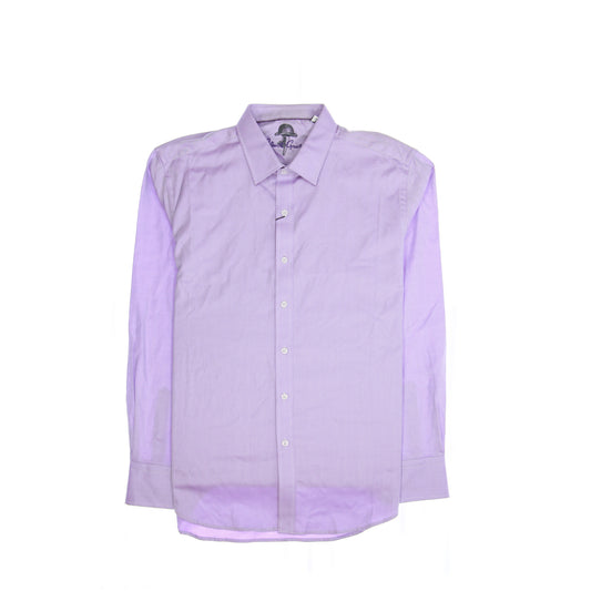 Robert Graham 'Camomile' Mens Light Purple Striped Button Down Shirt