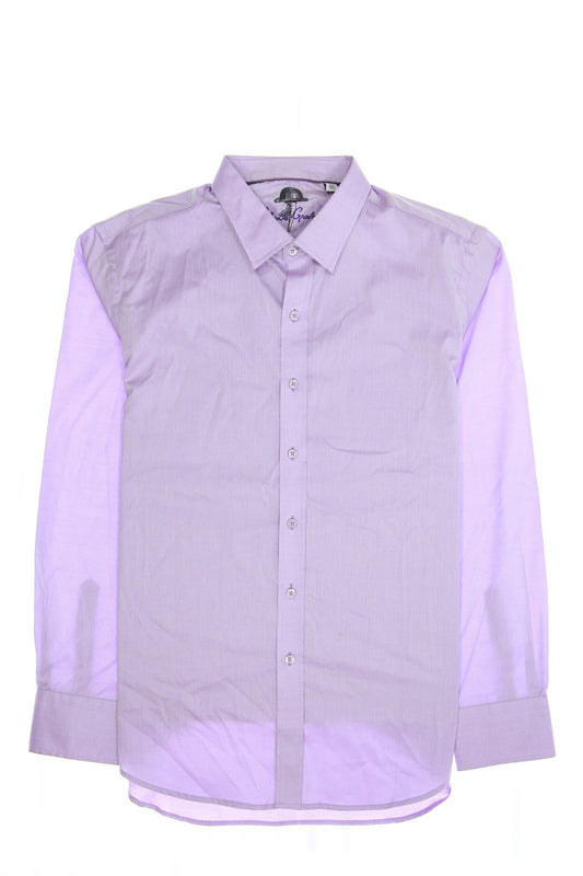 Robert Graham 'Wood Street' Mens Light Purple Striped Button Down Shirt