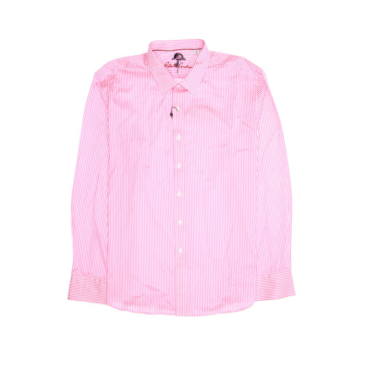 Robert Graham 'Crosswall' Mens Mauve Striped Button Down Shirt