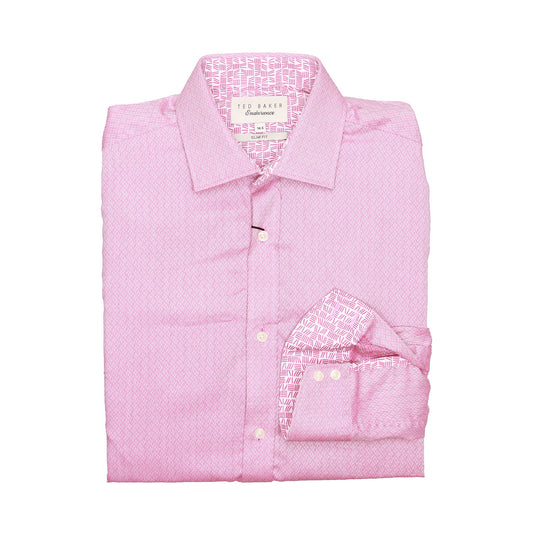 Ted Baker Endurance Driss Mens Slim Fit Geometric Button Down Shirt