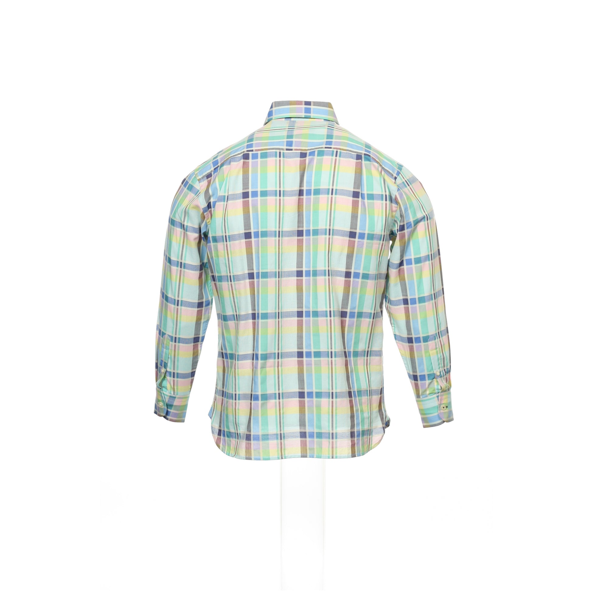 Ryan Kenny Men's Green Plaid Oxford Button Down Shirt