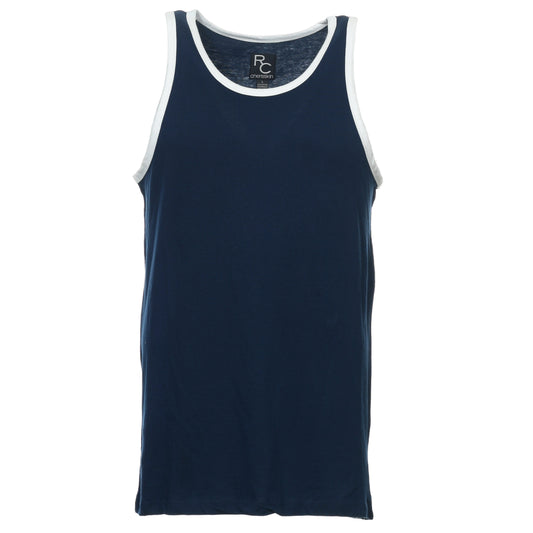 Ron Chereskin Mens Blue Tank Top