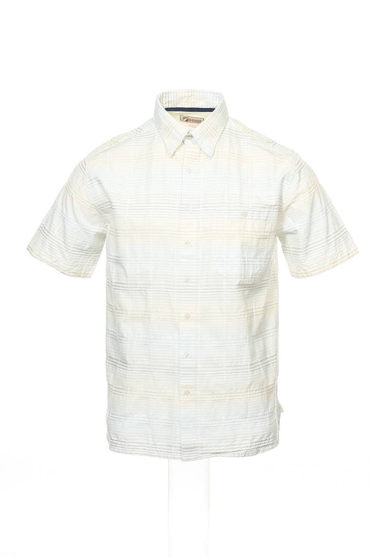 Road Men's White Button Down Shirt