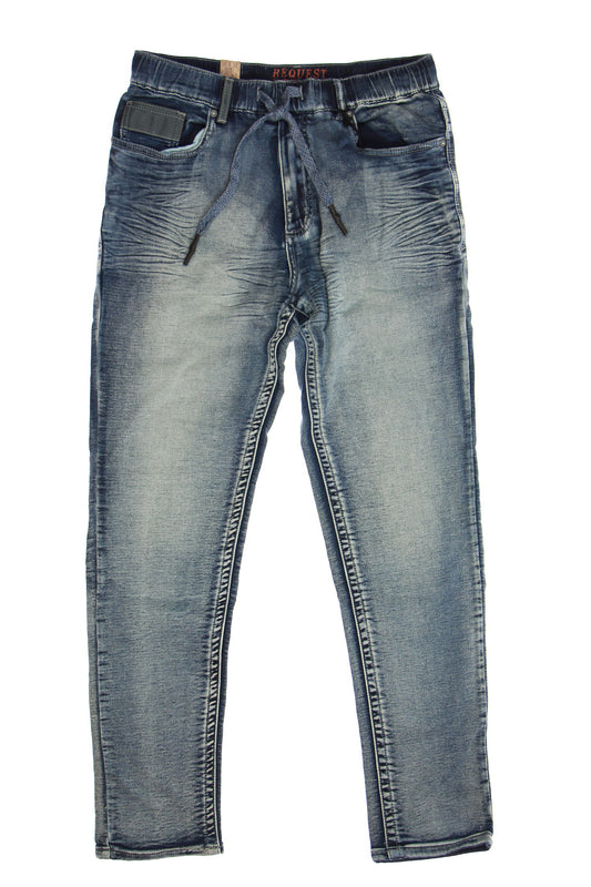 Royal Premium Men's Blue Heather Straight Leg Jeans