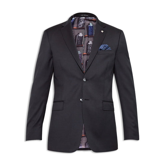 Ted Baker Raisej Debonair Black Wool 2 Button Sport Coat