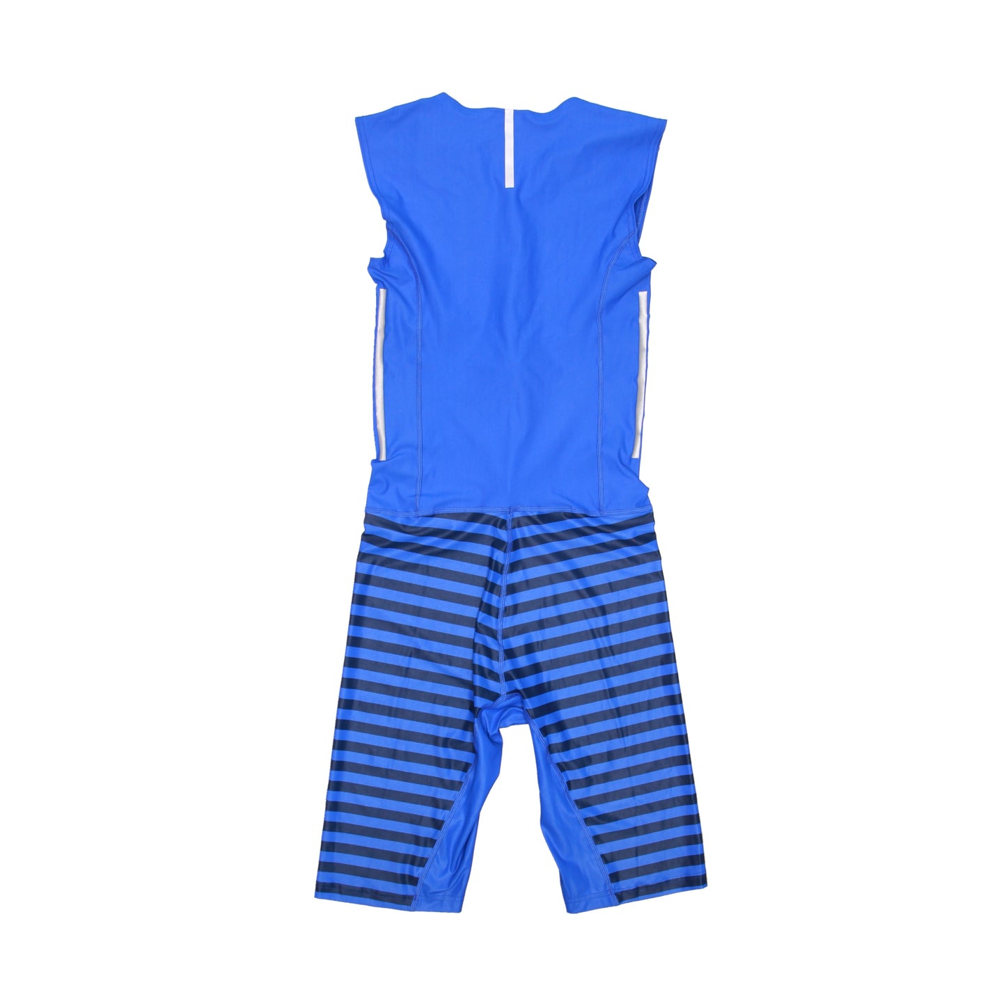 Adidas Adizero Sleeveless Speed Compression Running Track Suit Blue