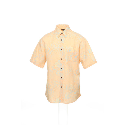 Saltaire 'Campbell' Men's Energy Floral Short Sleeve Camp Shirt (Energy)
