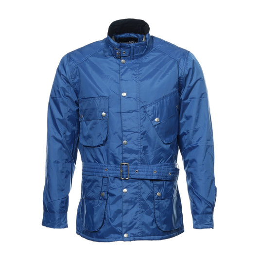 Samsonite Mens Royal Blue Water Resistant Utility Rain Jacket
