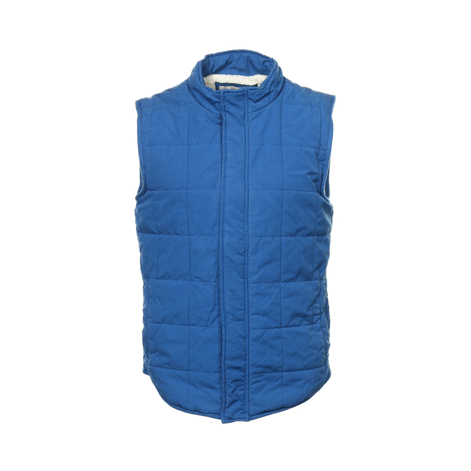 Splendid Mills Mens Blue Sherpa Insulated Puffer Quilted Vest