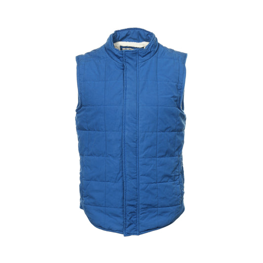 Splendid Mills Mens Blue Sherpa Insulated Puffer Quilted Vest