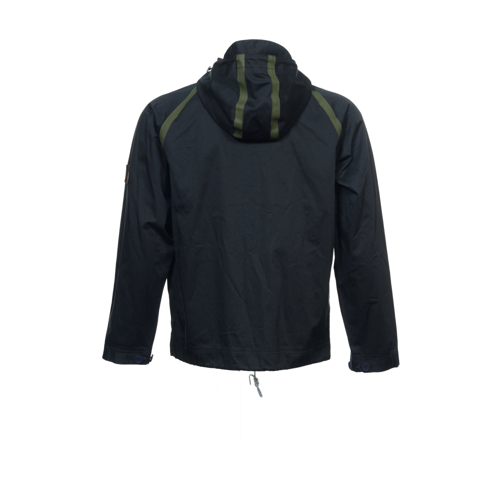 Sperry Top Sider Freeport Mens Navy Cotton Hooded Nautical Sailing Jacket