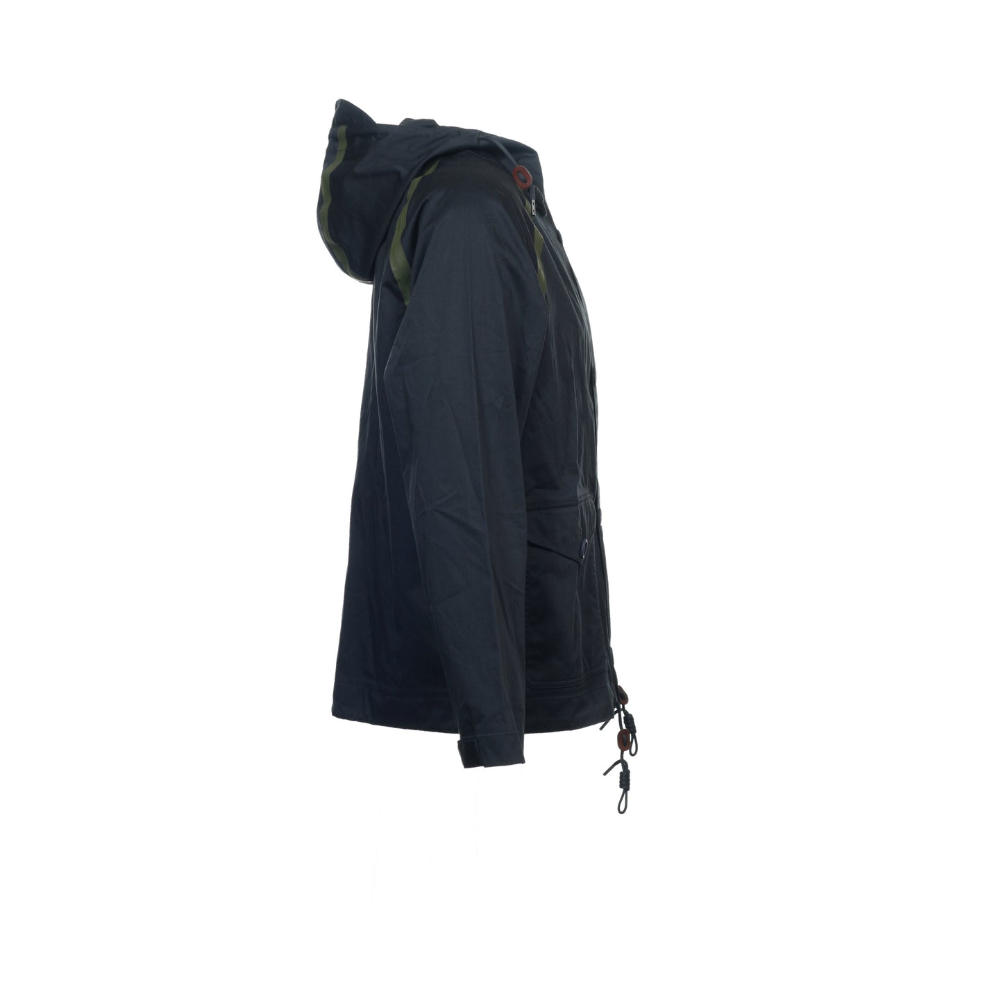 Sperry Top Sider Freeport Mens Navy Cotton Hooded Nautical Sailing Jacket
