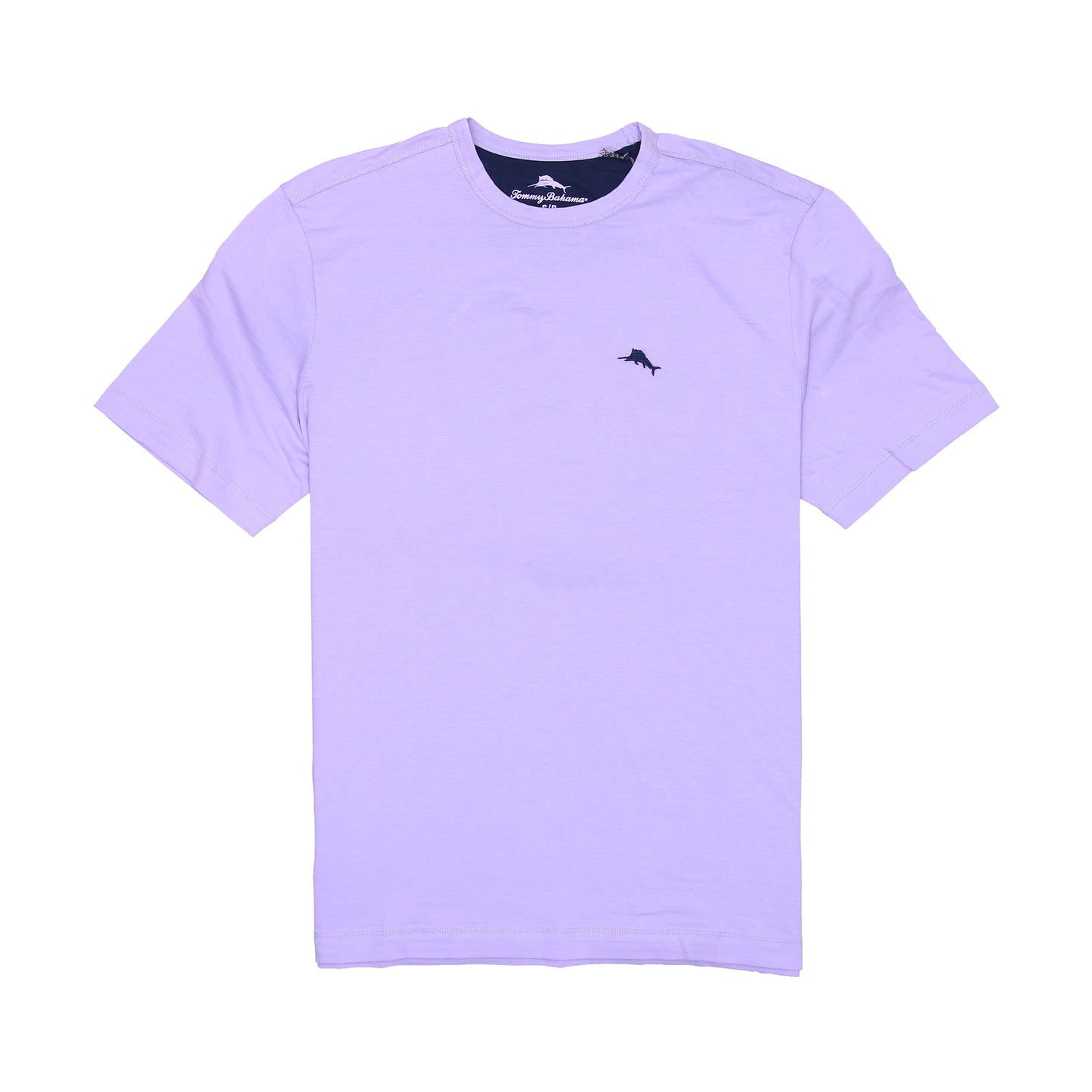 Tommy Bahama Mens Violet Tulip Ribbed Crewneck T-Shirt