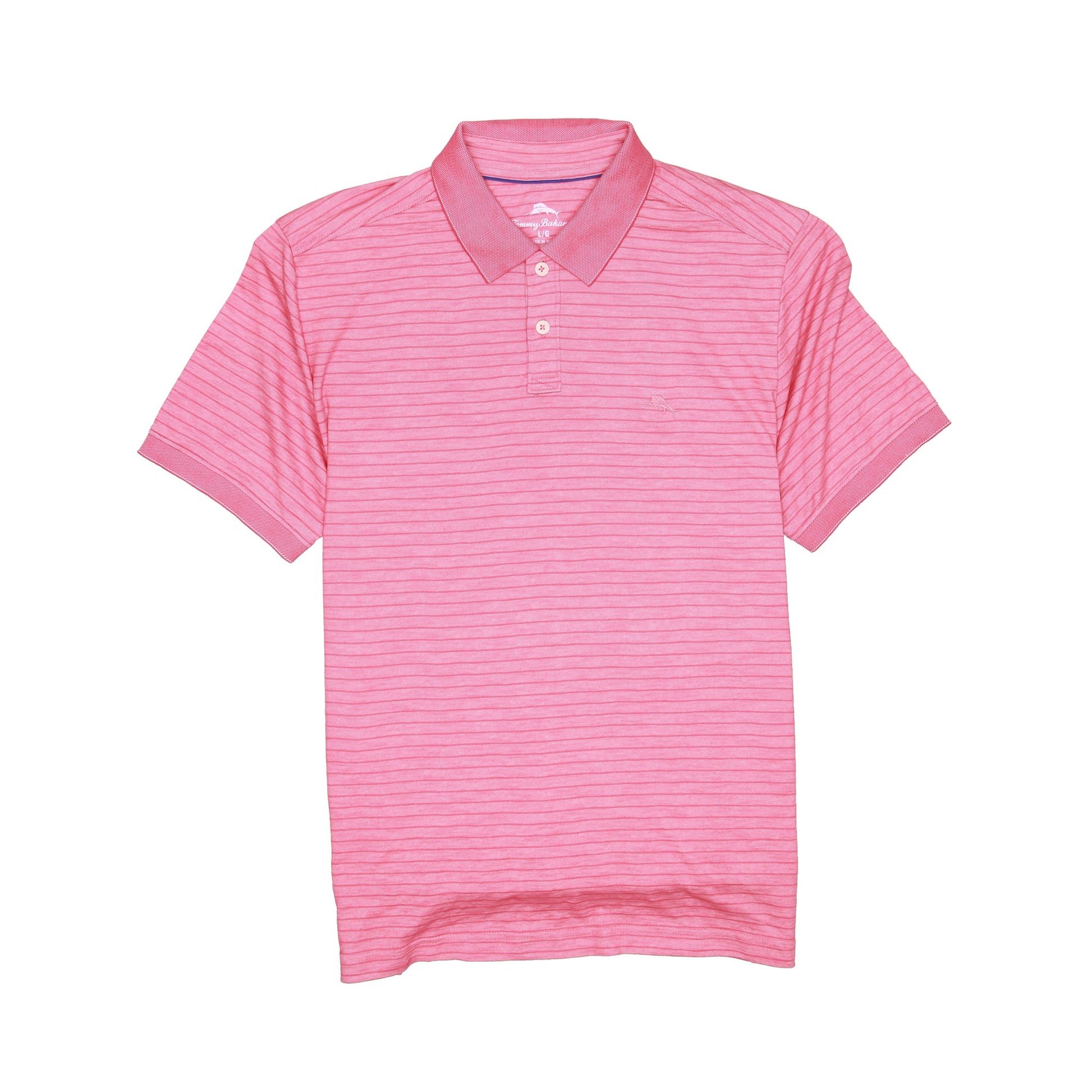 Tommy Bahama Mens Clarete Striped Polo Shirt