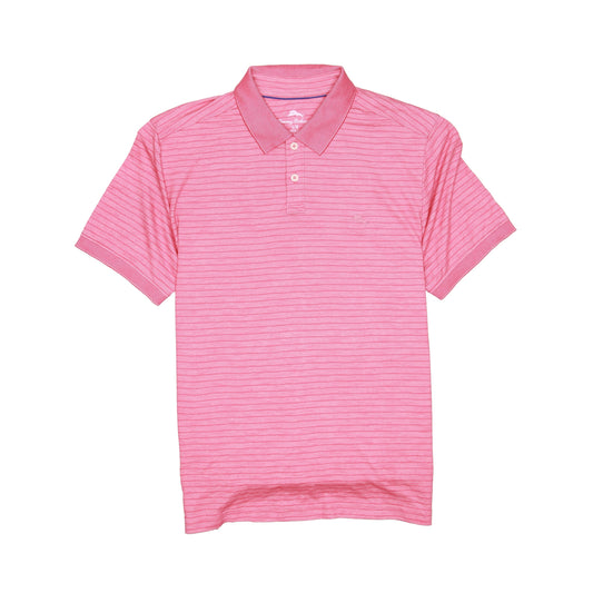 Tommy Bahama Mens Clarete Striped Polo Shirt