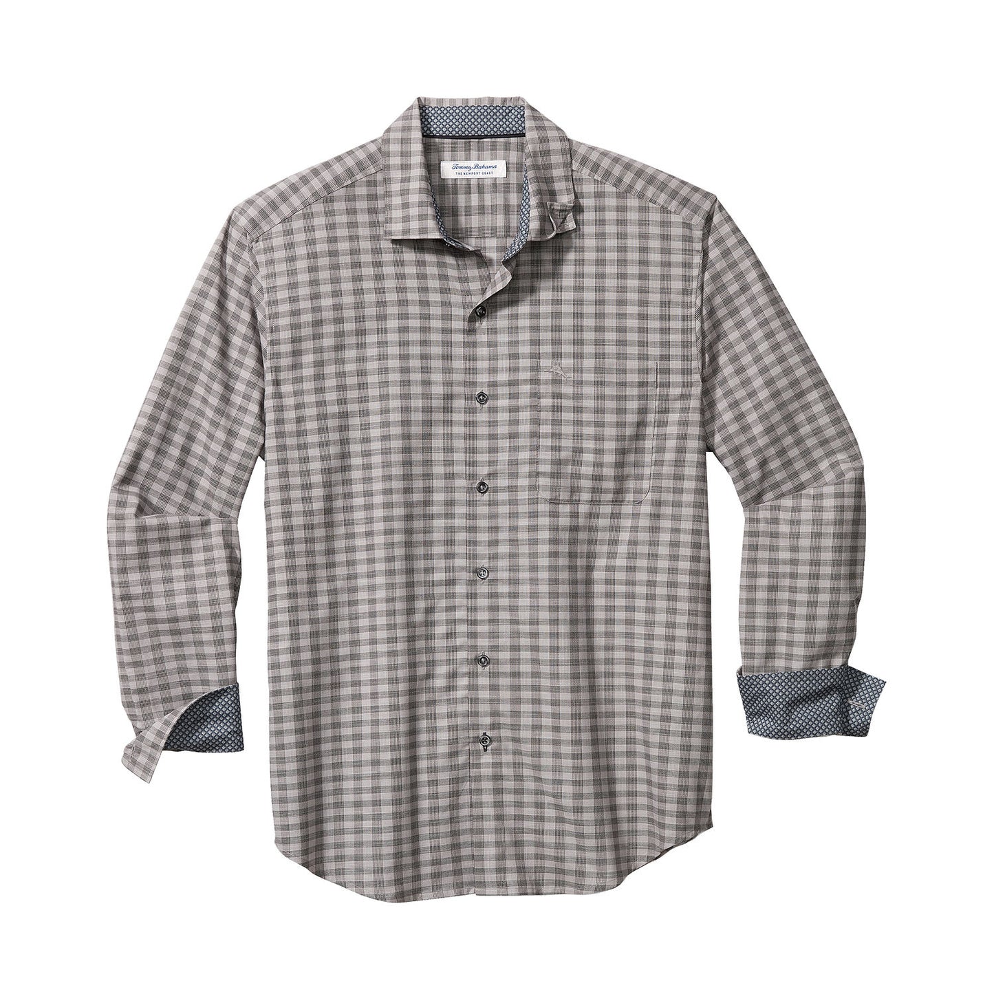 Tommy Bahama Newport Cimarron Check Mens Bala Shark Checked Button Down Shirt