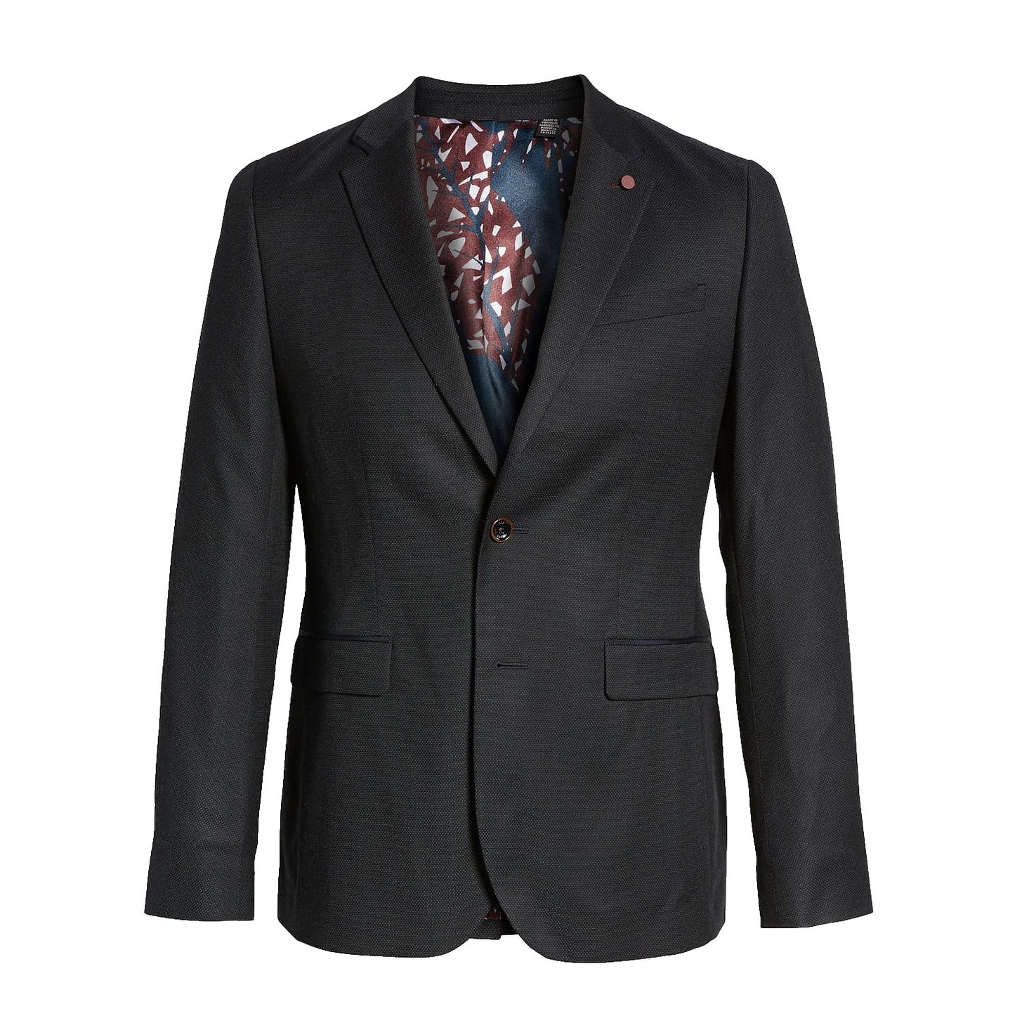 Ted Baker 'Hazlnut' Mens Trim Fit Navy 2 Button Sport Coat
