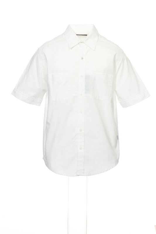 Tasso Elba Men's White Cotton S/S Button Down Shirt