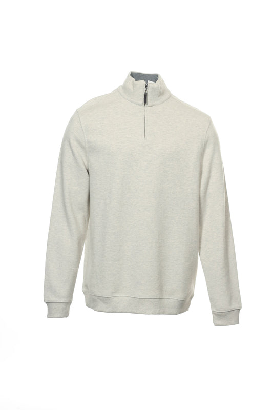 Tasso Elba Collezione Men's Beige Gradient Half Zip Sweater