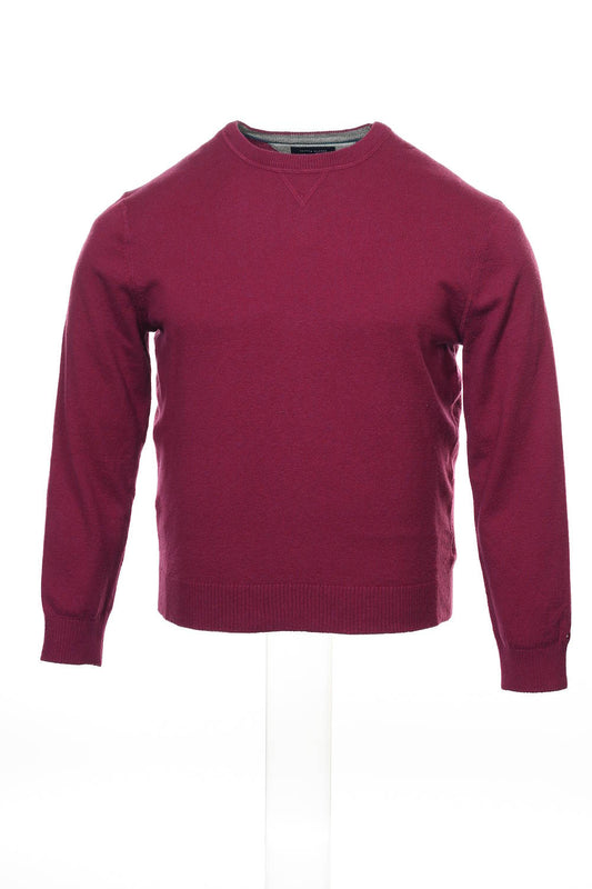 Tommy Hilfiger Men's Purple Heather Crew Neck Sweater