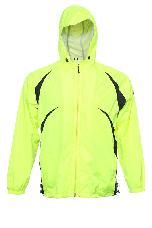 Tommy Hilfiger Men's Bright Yellow Color Block Hoodie
