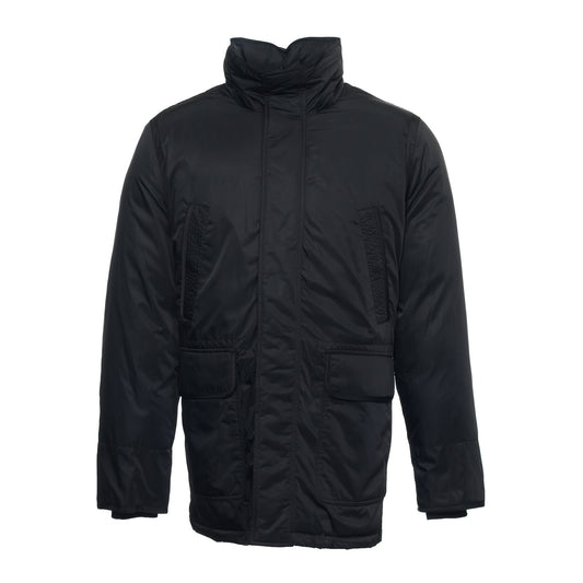 Tommy Hilfiger Mens Black Water Resistant Barn Utility Jacket