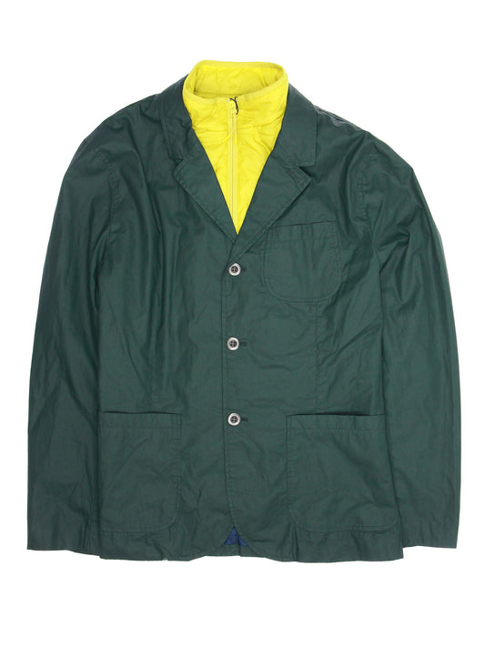 Tommy Hilfiger 'Off Grid' Men's Green Primaloft Insulated Blazer Jacket