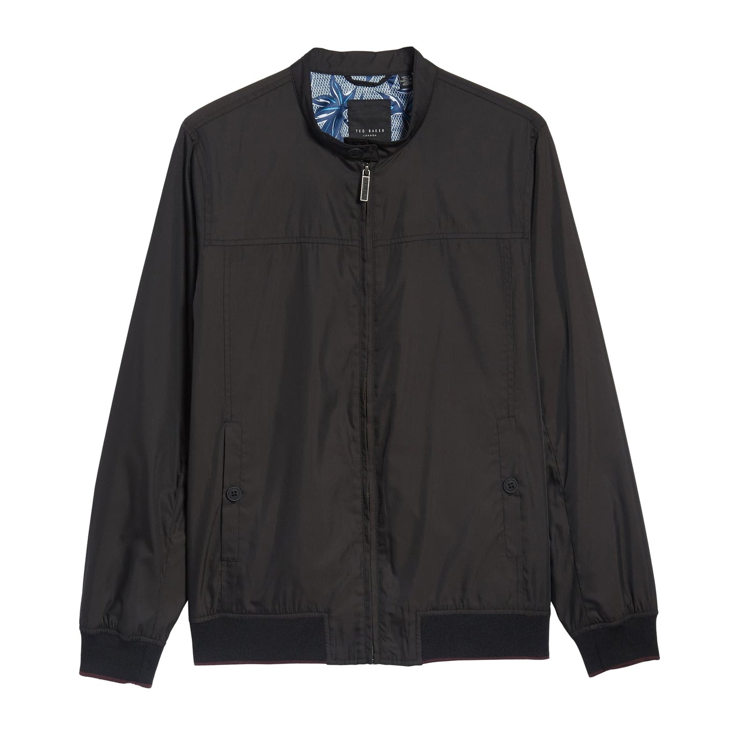 Ted Baker London Calgar Mens Black Bomber Jacket