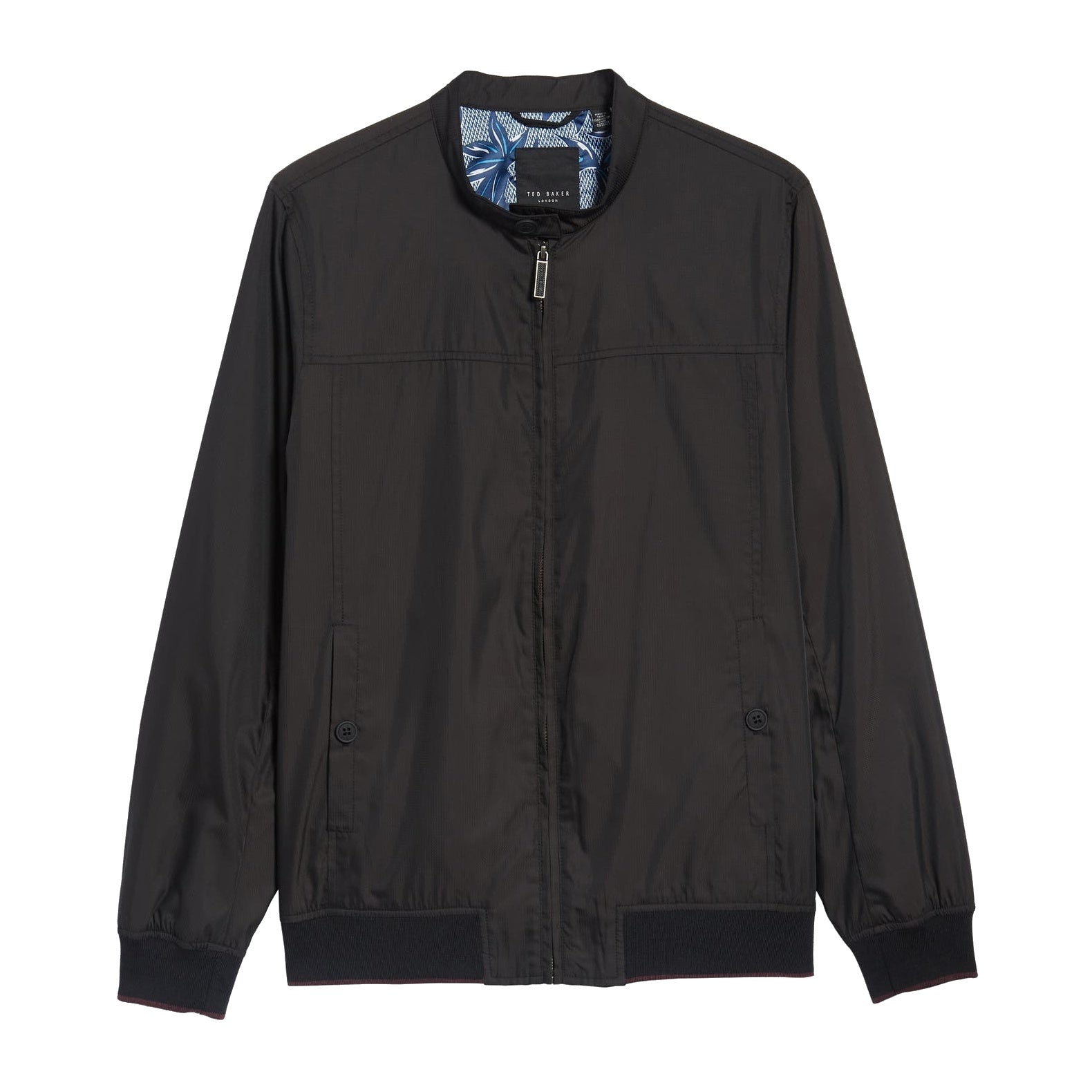 Ted Baker London Calgar Mens Black Bomber Jacket