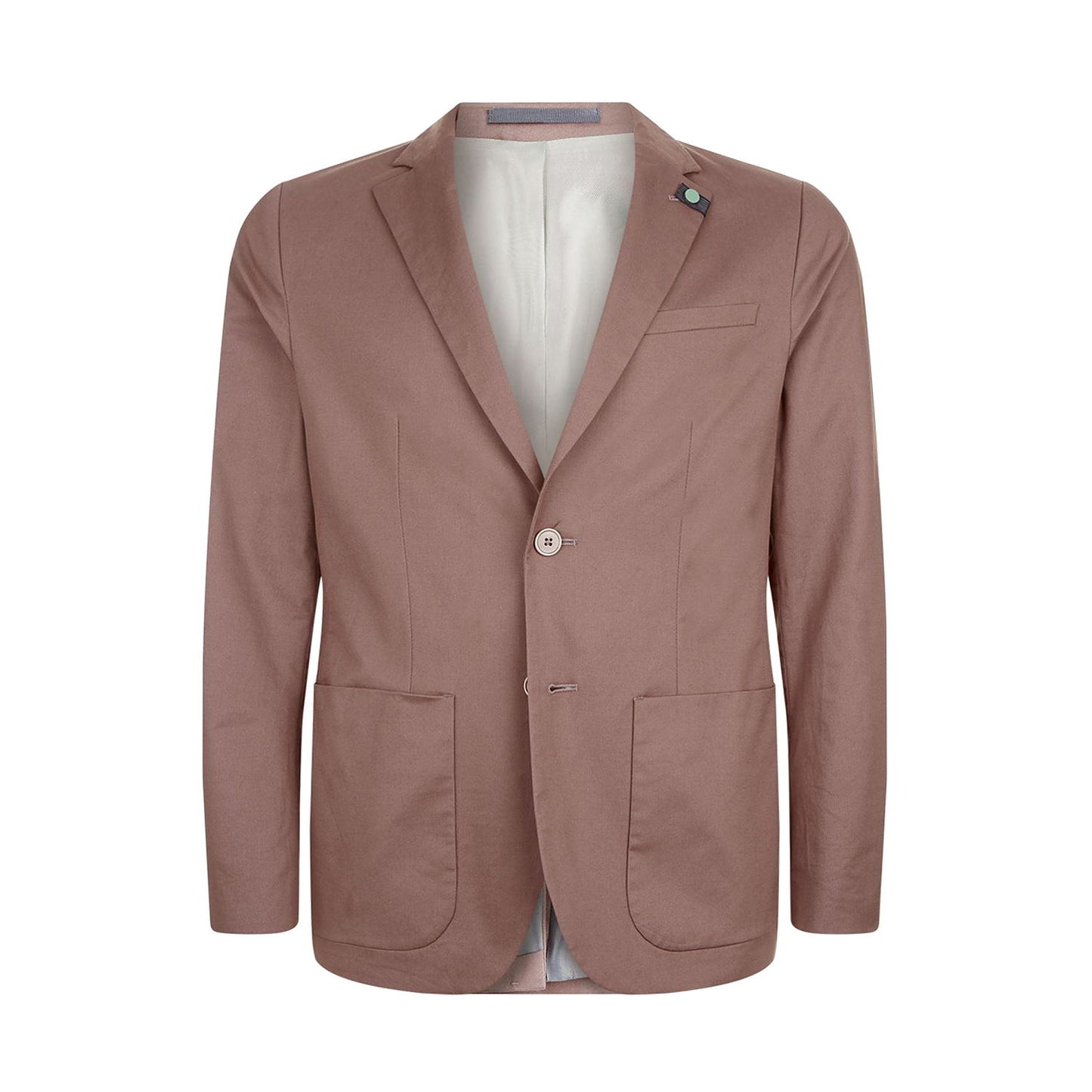 Ted Baker 'Cliford' Mens Pink Trim Fit Cotton Blazer 2 Button Sport Coat