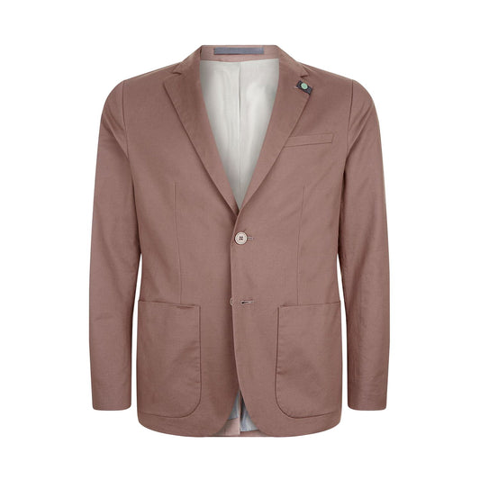 Ted Baker 'Cliford' Mens Pink Trim Fit Cotton Blazer 2 Button Sport Coat