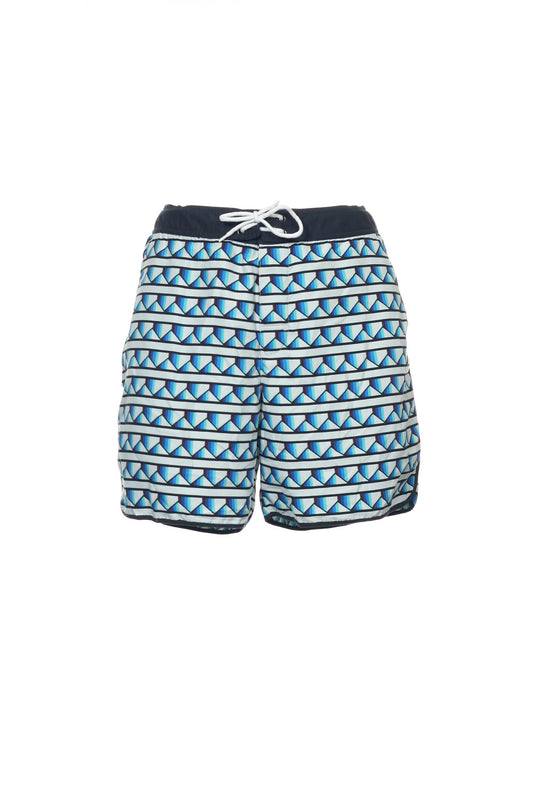 Threads For Thought Men's Blue Novelty Board Shorts