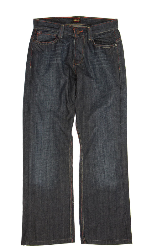 Von Dutch Men's Blue Straight Leg Jeans