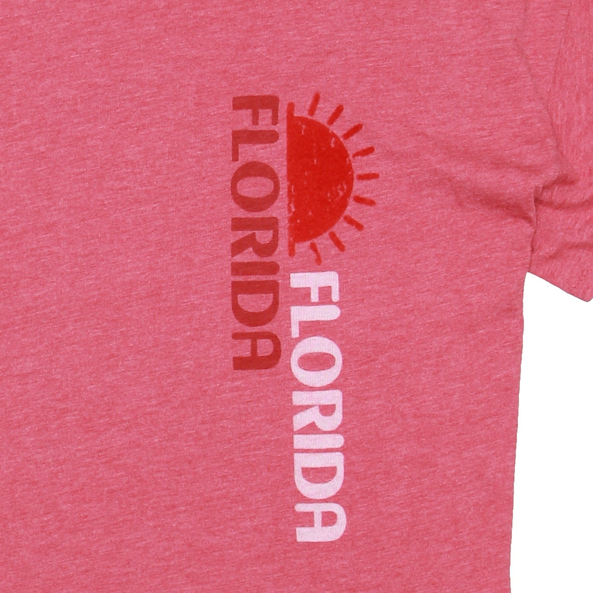 Rag & Bone Florida Burnout Vintage Women's Candy Red Cropped Tee T-Shirt