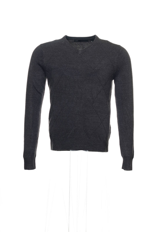 Weatherproof Men's Gray Heather V-Neck Sweater