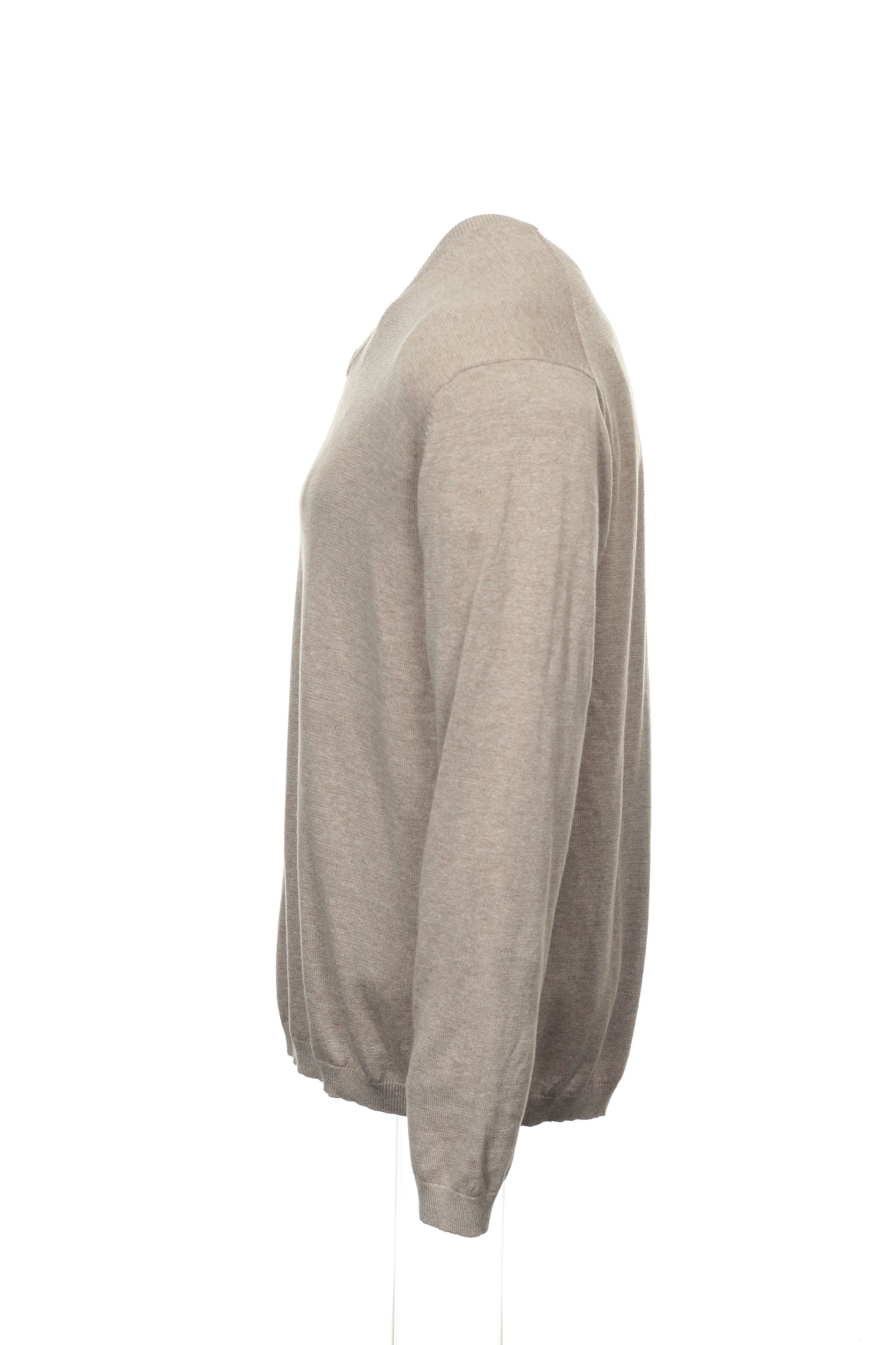 Weatherproof Men's Beige Heather V-Neck Sweater