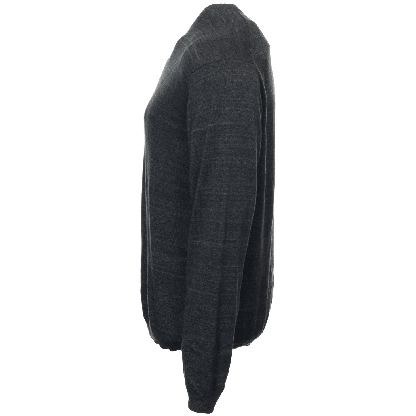 Weatherproof Men’s V-Neck Sweater Charcoal Black Long Sleeve Knit Pullover