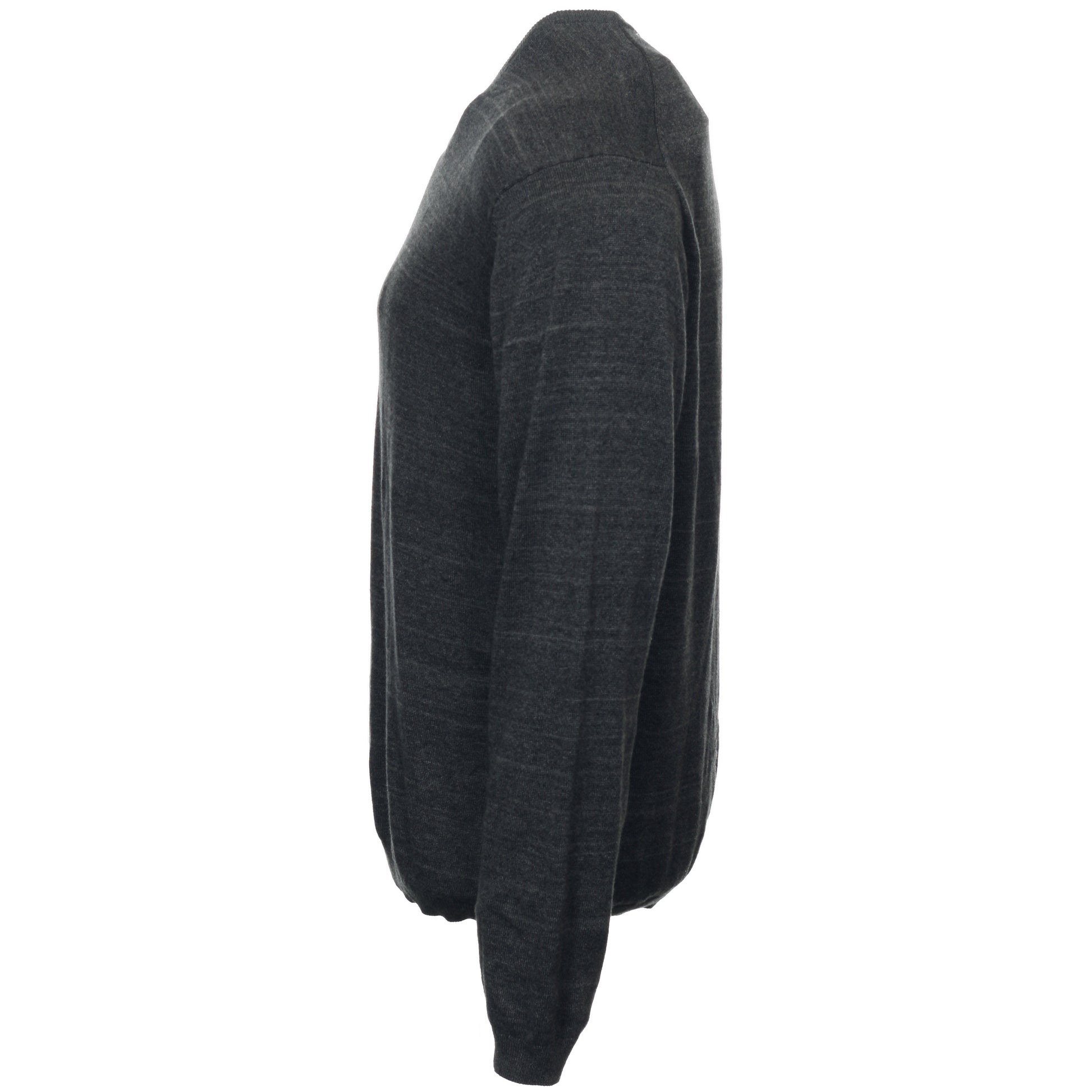 Weatherproof Men’s V-Neck Sweater Charcoal Black Long Sleeve Knit Pullover