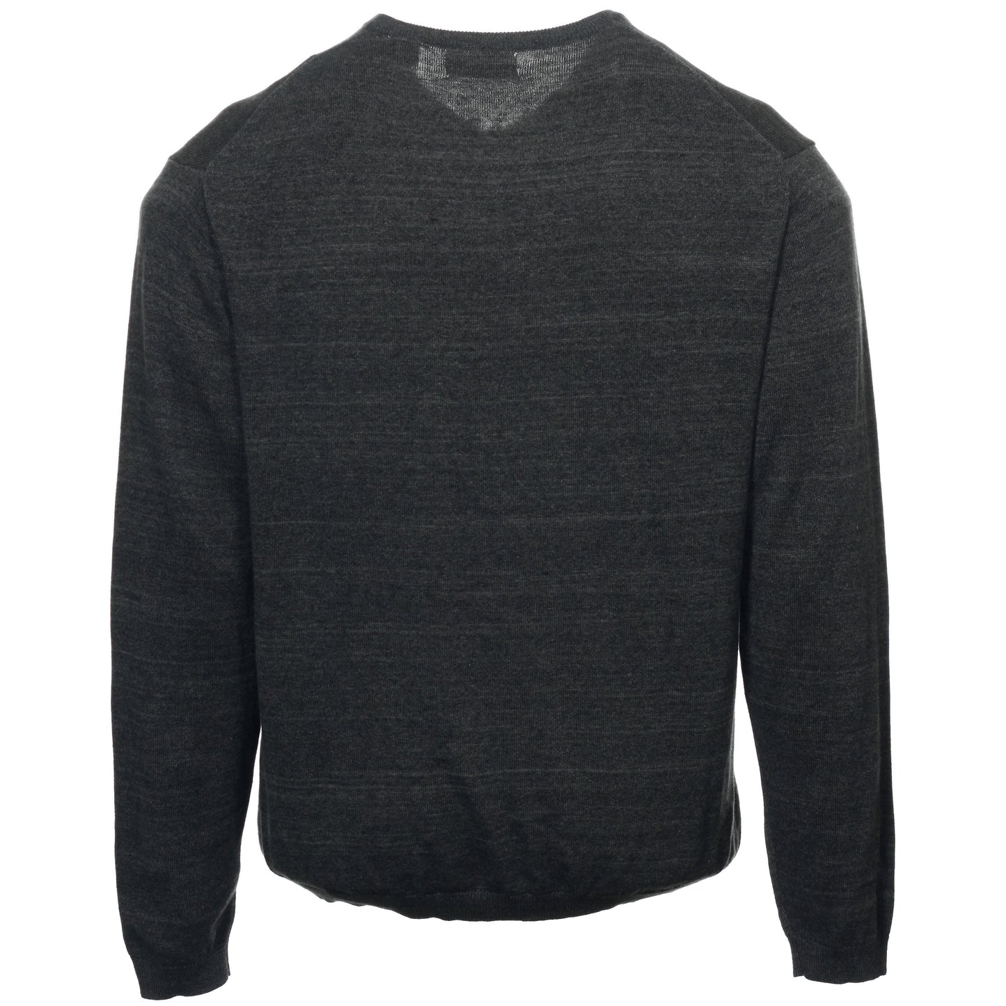 Weatherproof Men’s V-Neck Sweater Charcoal Black Long Sleeve Knit Pullover