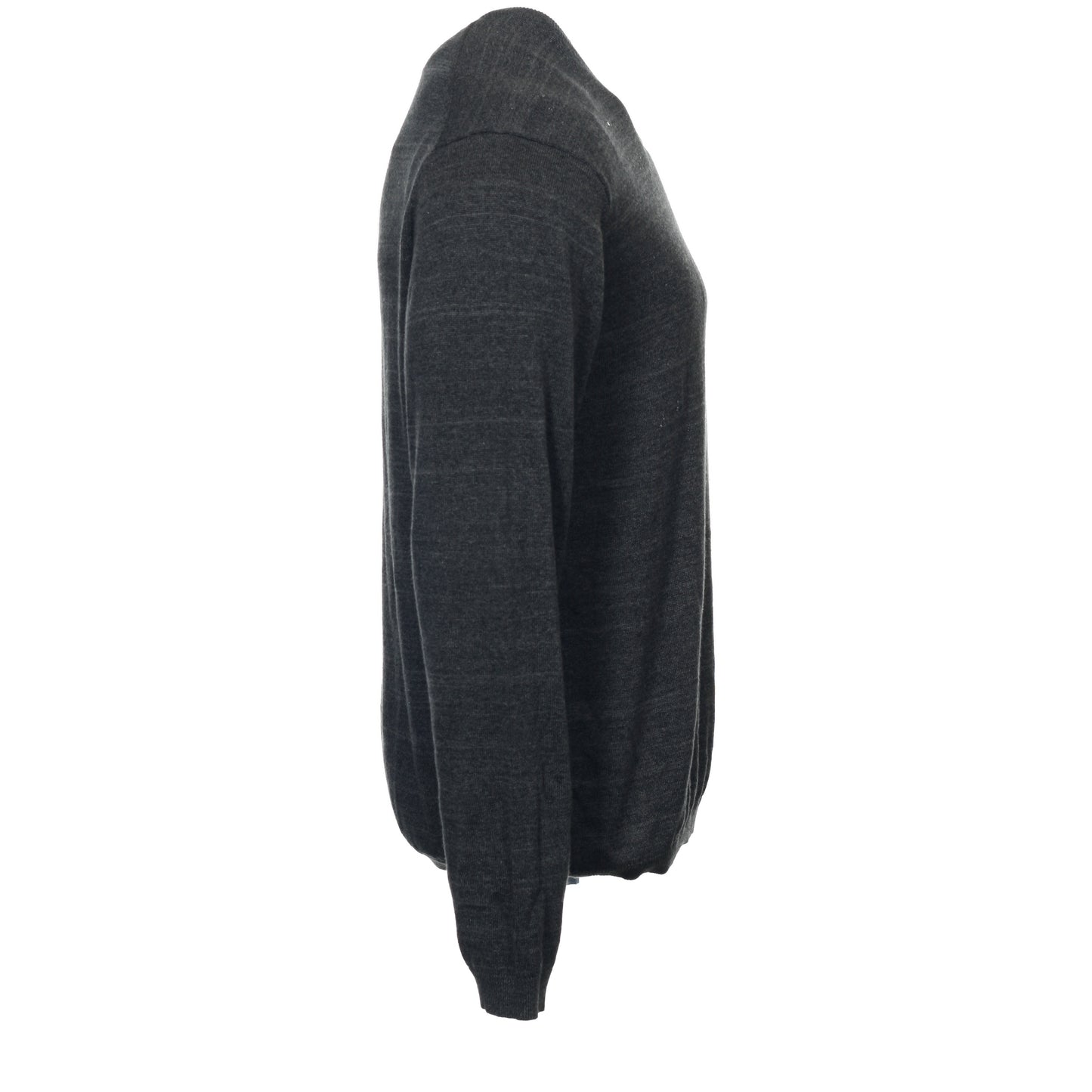 Weatherproof Men’s V-Neck Sweater Charcoal Black Long Sleeve Knit Pullover