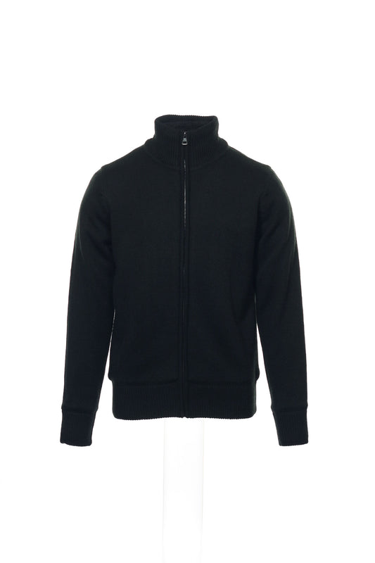Weatherproof Men's Black Heather Full Zip Sweater