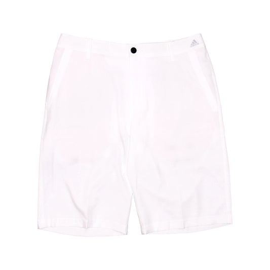 Adidas adizero Golf Mens White Flat Front Walking Shorts