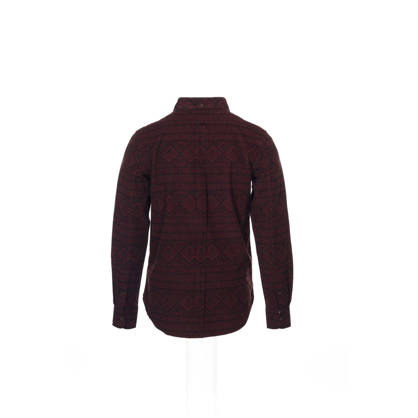 Zanerobe Mens Geo Print Rharma Corduroy Western Button Down Shirt