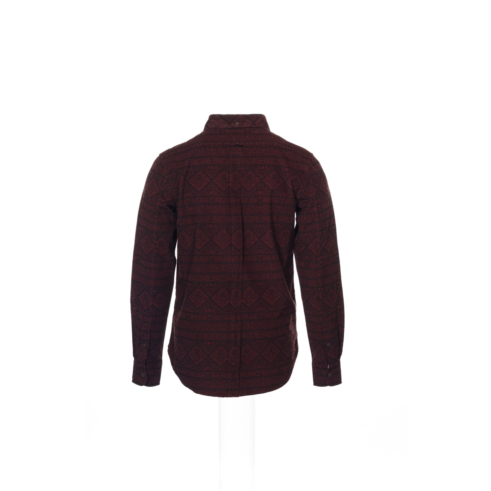 Zanerobe Mens Geo Print Rharma Corduroy Western Button Down Shirt
